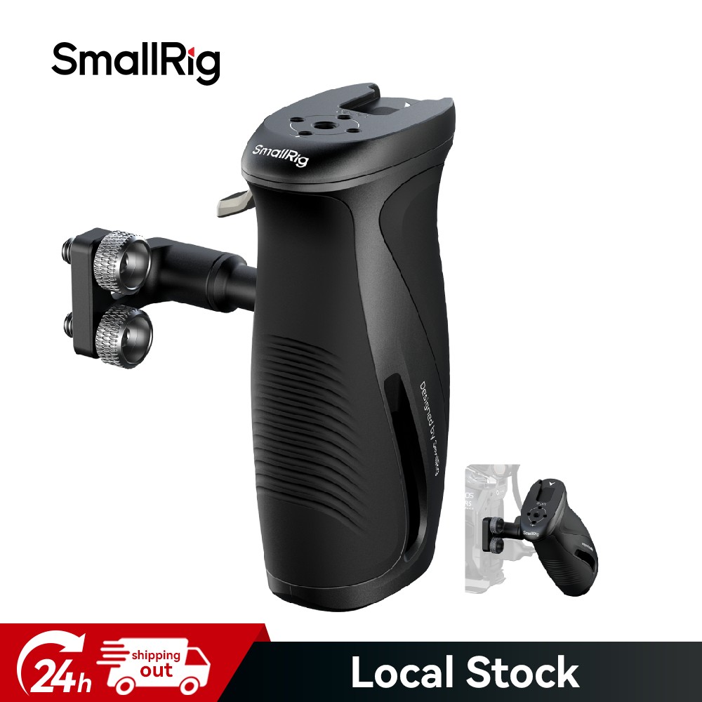 SmallRig Push-Button Rotating Side Handle with 1/4"-20 Screws 5194