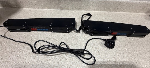 Hawk 3 Visor Led Light bar Universal Brackets LED EQUIPPED Green/White