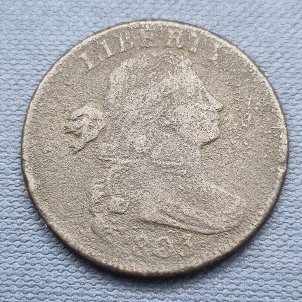 1803 Draped Bust Large Cent 1c Better Grade VF Details #50116