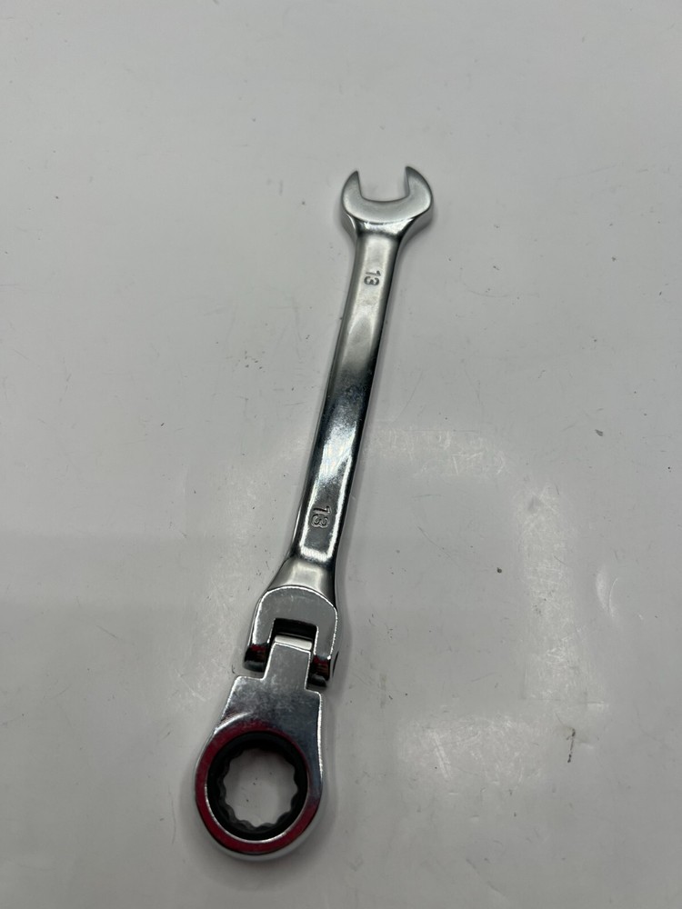 Locking Flex Head Ratcheting Combo Wrench Chrome Vanadium #13 Solid Steel