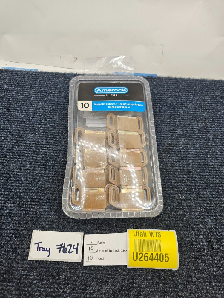 (QTY 10) Amerock 10PK3473PT Functional Hardware Magnetic Catch Tan