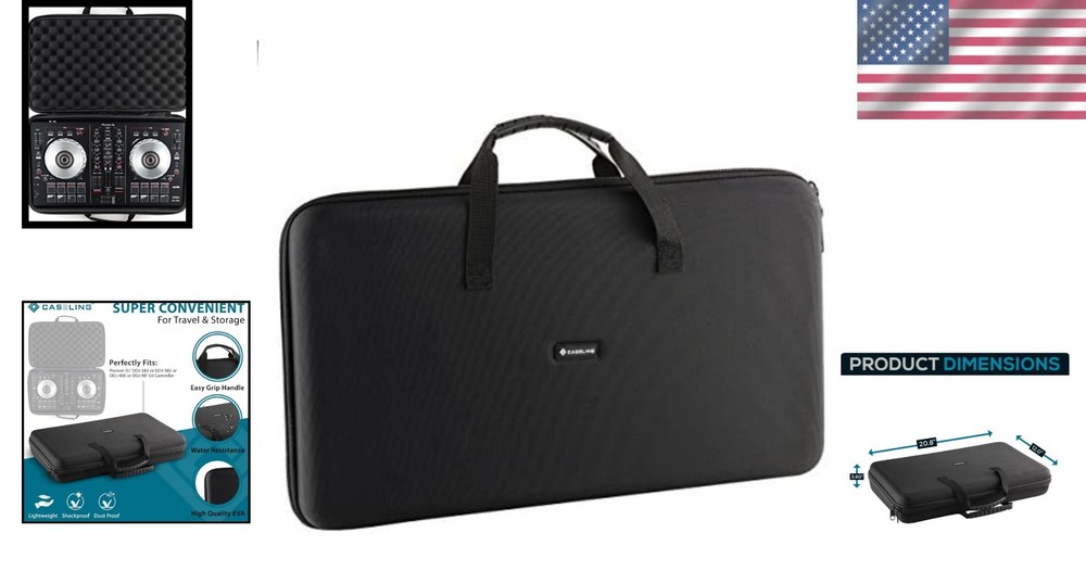 Waterproof DJ Controller Case for Pioneer DDJ Series - Compact & Durable