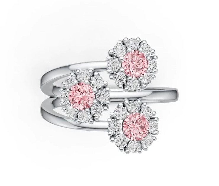 Sterling Silver Semi Mount Ring Setting Round RD 4x4mm