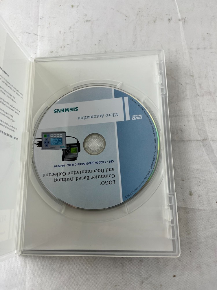 Siemens LOGO! Computer Based Training & Documentation DVD Collection CBT 11/2006