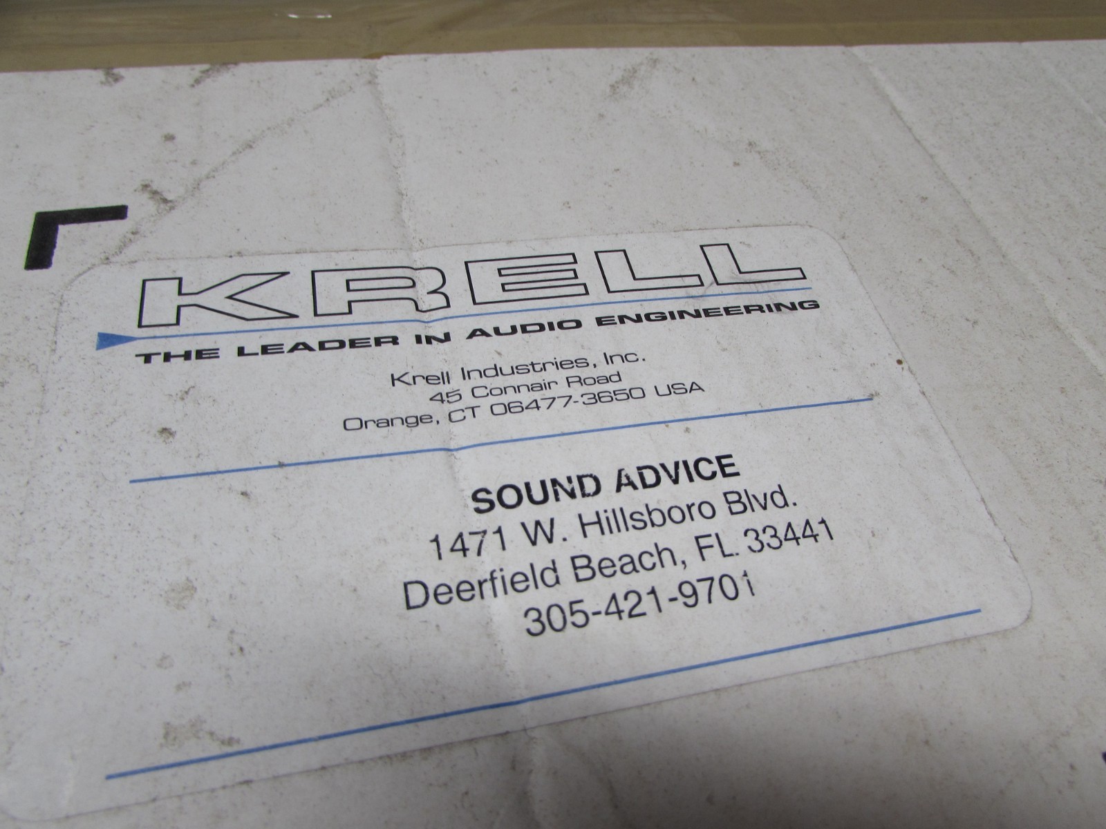 ESTATE* VINTAGE KRELL SHOWCASE PROCESSOR PREAMP ~ VIDEO-READ/+Orig Box