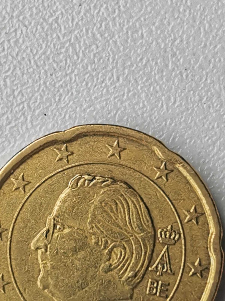 20 EURO CENT BELGIUM ERROR 2008.