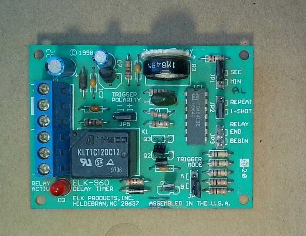 Elk 960 Delay Timer Module