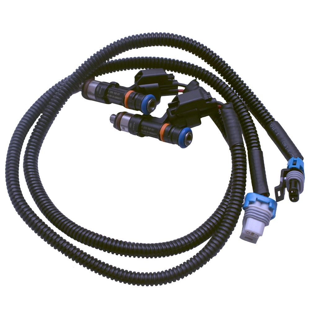 Pair Fuel Injectors w/Harness For 2011 12 13 14 Polaris Ranger XP 800 Ranger 800