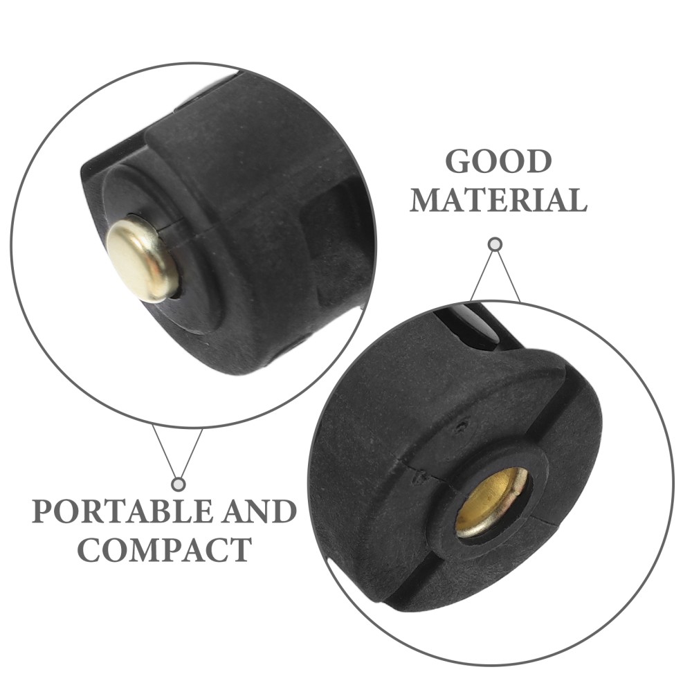 12 sets Outdoor Flashlight Button Cap Miniature Switch End Cap Waterproof Metal