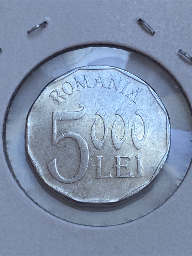 2002 Romania 500 Lei Coin B8