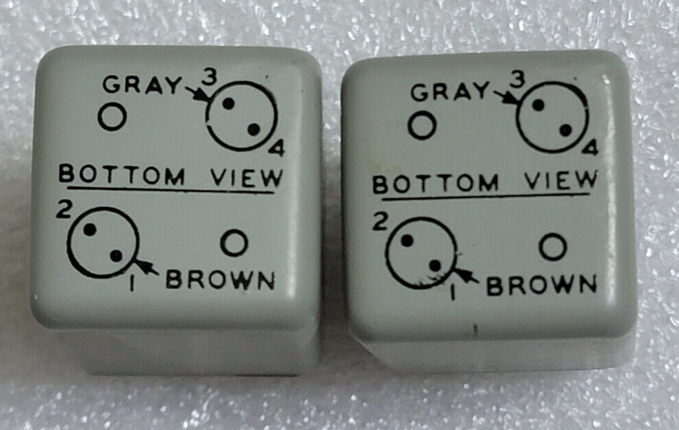 Pair of Vintage Sangamo Input Transformer Line Mic MC Phono 1:18 Potted Oil Fill