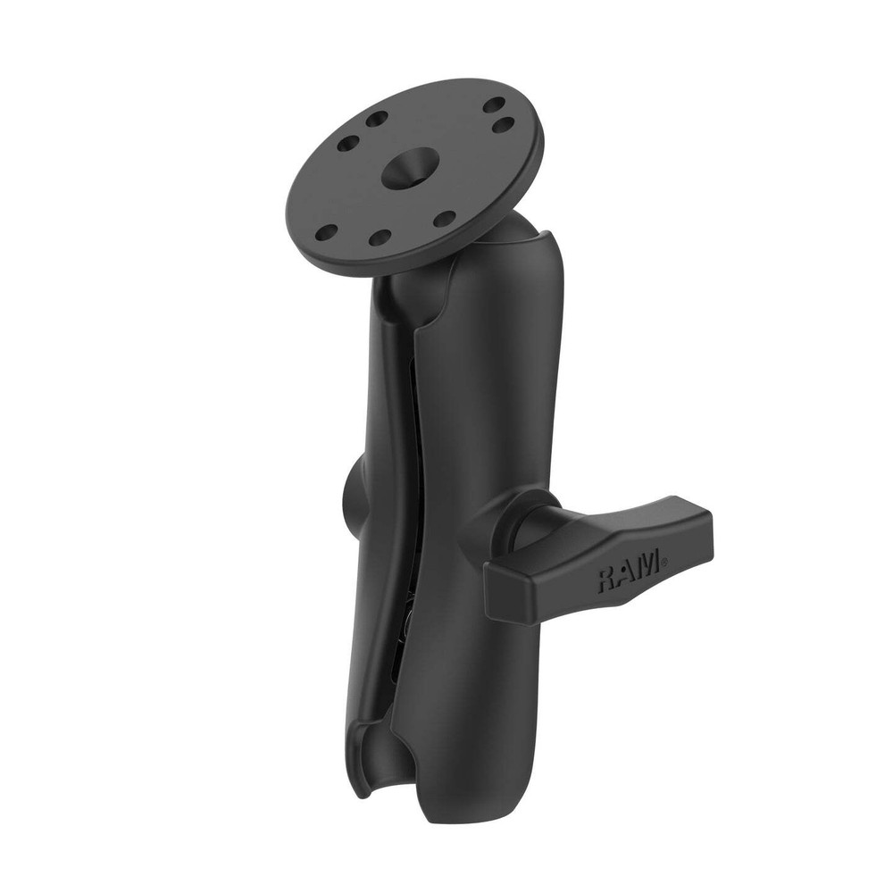 RAM-103U RAM Double Socket Arm with Round Ball Plate -...