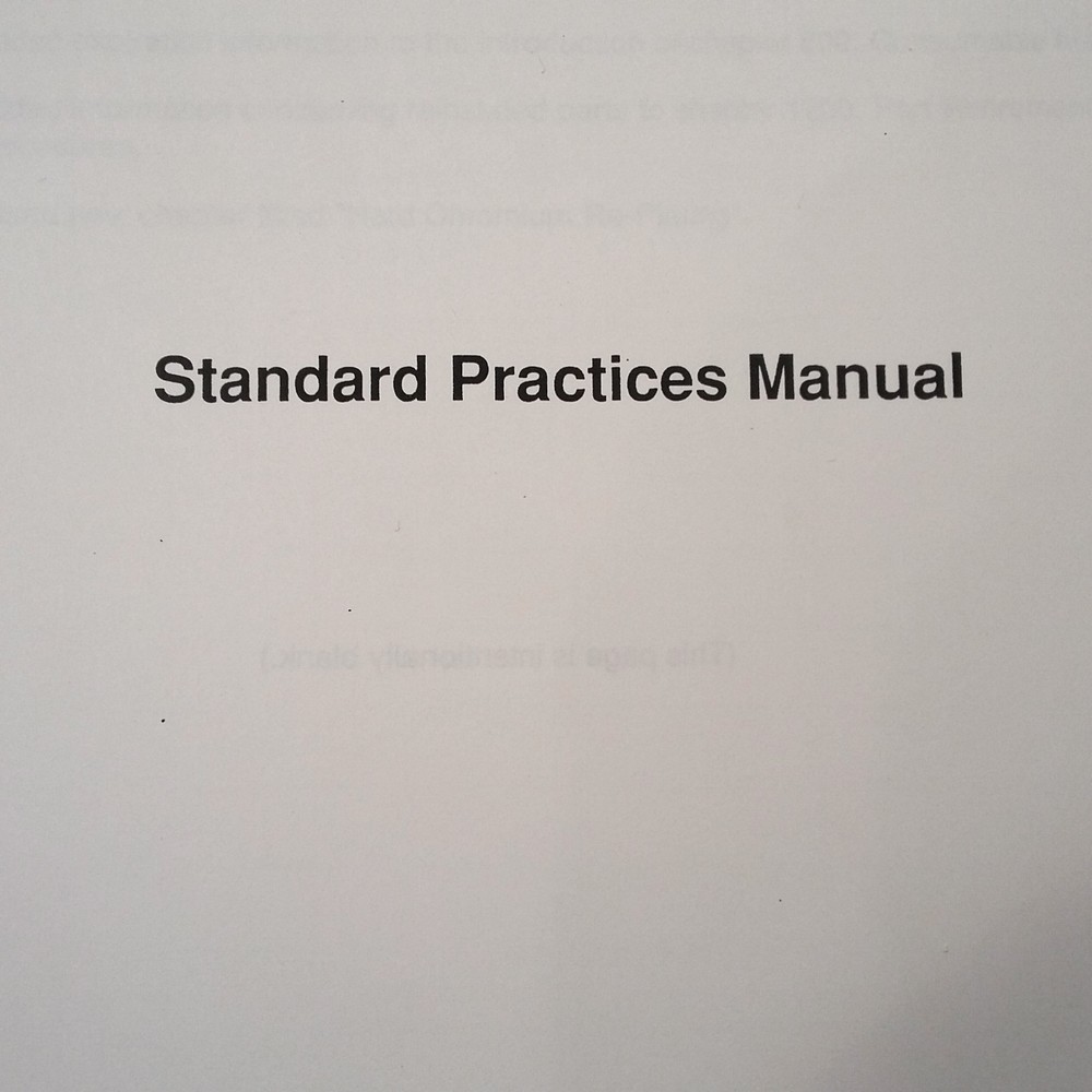Hartzell Standard Practices Manual