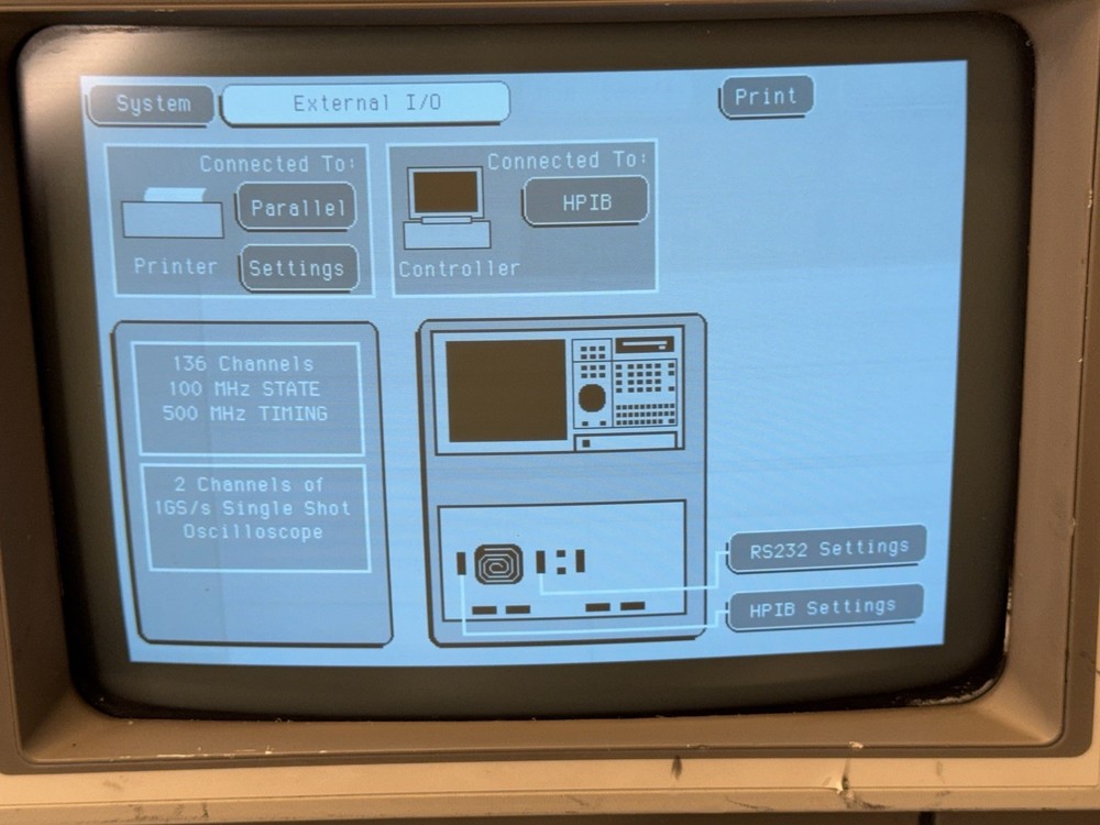 HP 1660CS Logic Analizer Oscillscope