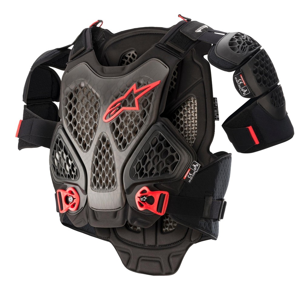 A 6 Chest Protector Black/Anthracite Md/Lg