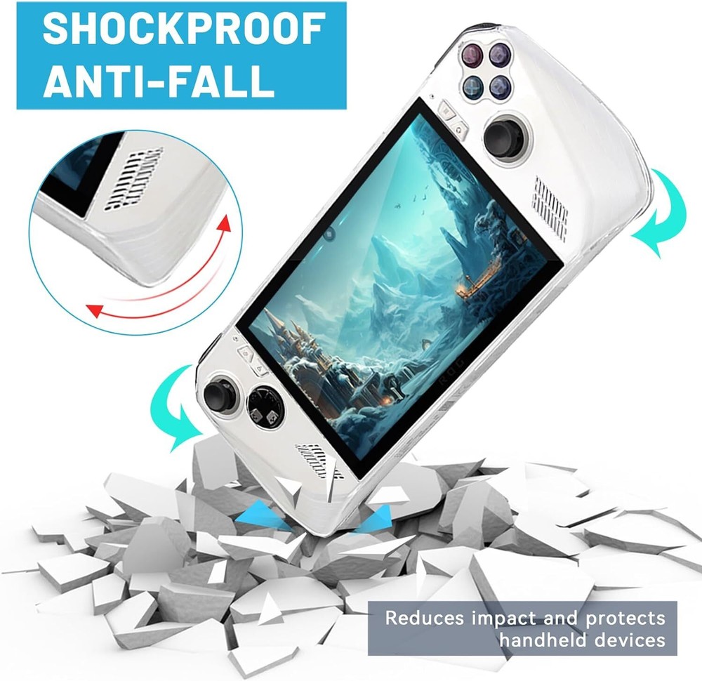 Protective Kickstand Case/ Glass Screen Protector Saver for ROG Ally Accessories