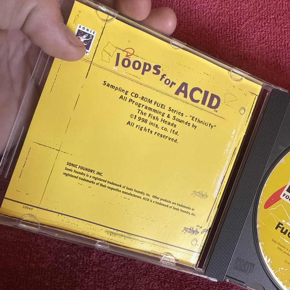Sonic Foundry Fuel Ethnicity Loops For Acid Sample/Sound Library/Sampling CD