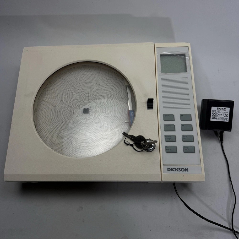 Dickson C417 THDX Temp/Rh Chart Recorder 8"