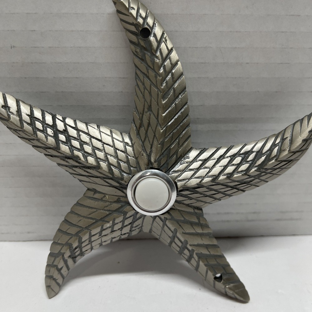 Silver Starfish Doorbell