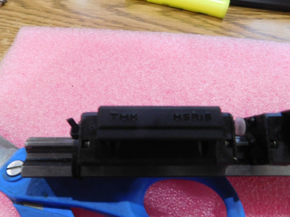 THK Model: HSR15 Linear Tables (2) on 6½ " Rail.