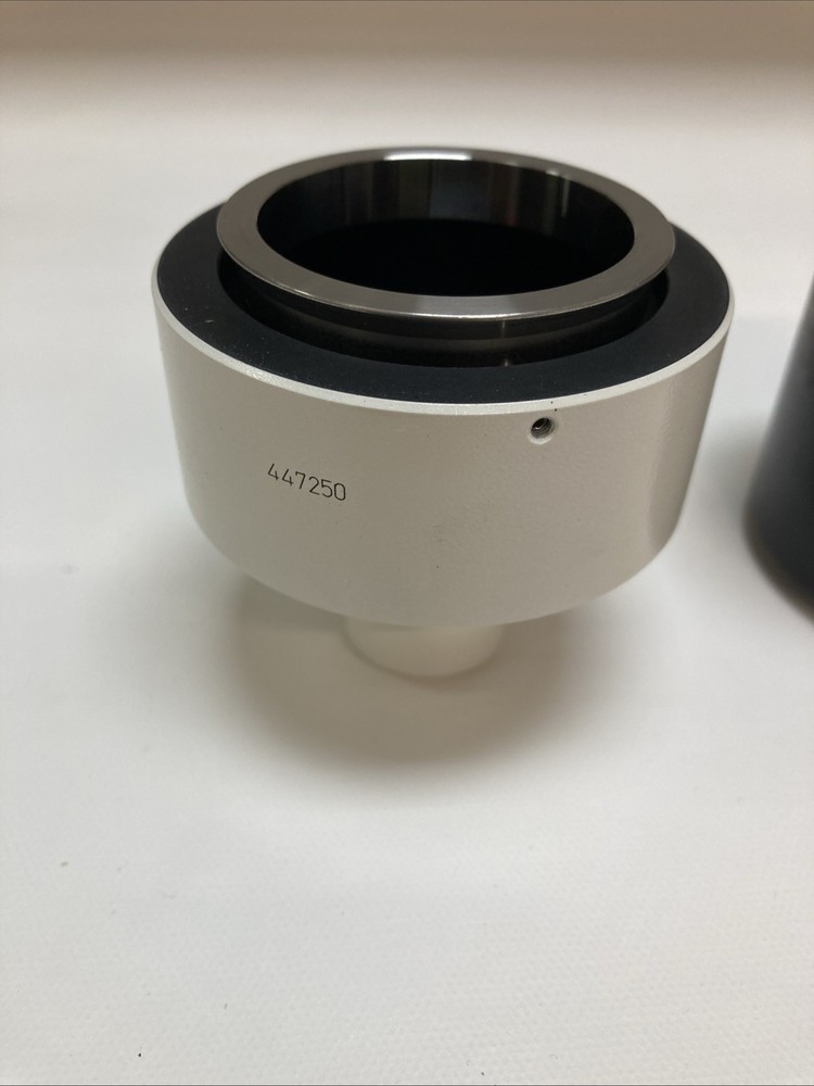 Zeiss Light Guide 447250 From Working Microscope - Extra Adapter | U.S.A. SELLER