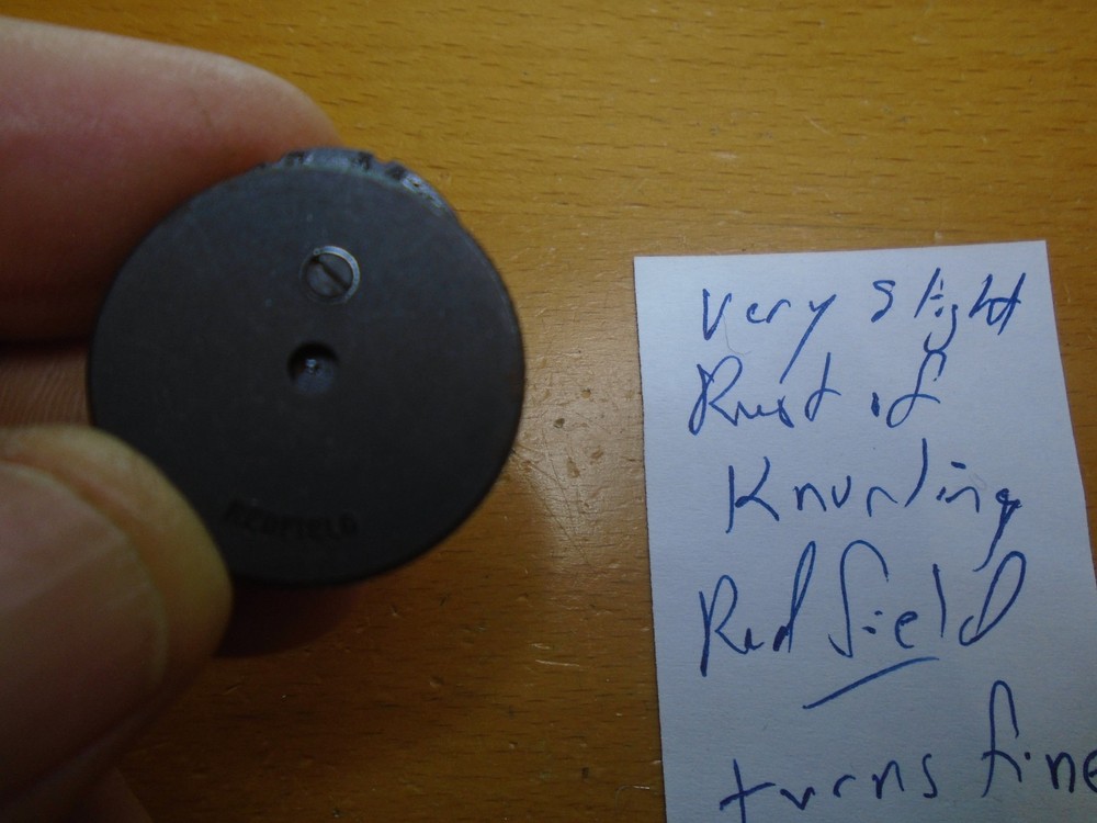 Vintage Redfield Sure-X Rotating Disc Variable Adjustable Aperture Target Sight