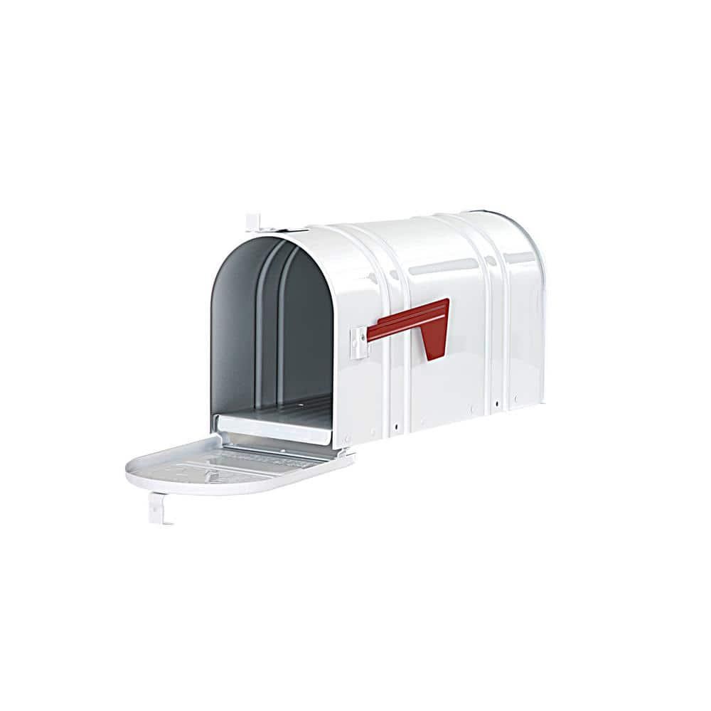 Postal Pro Carlton Post Mount T2 Mailbox, White