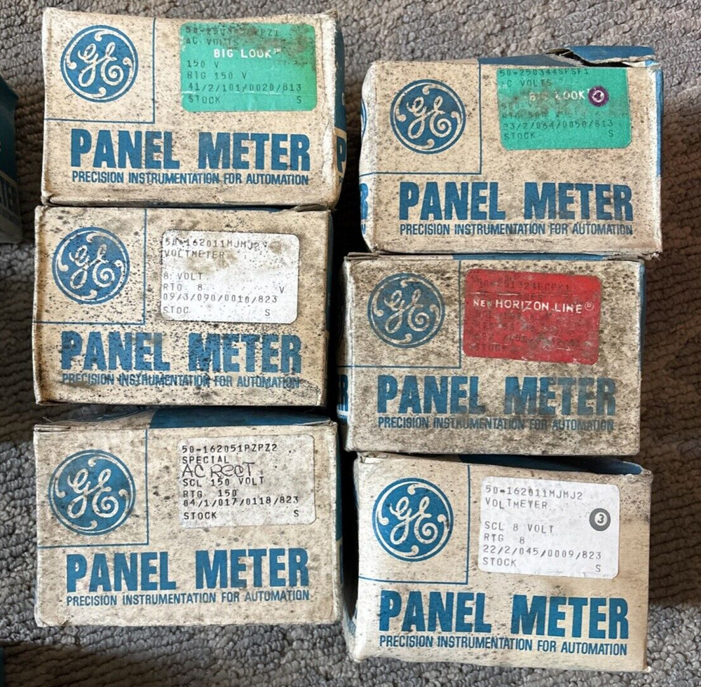 VTG GE Panel Meter Instrumentation Lot