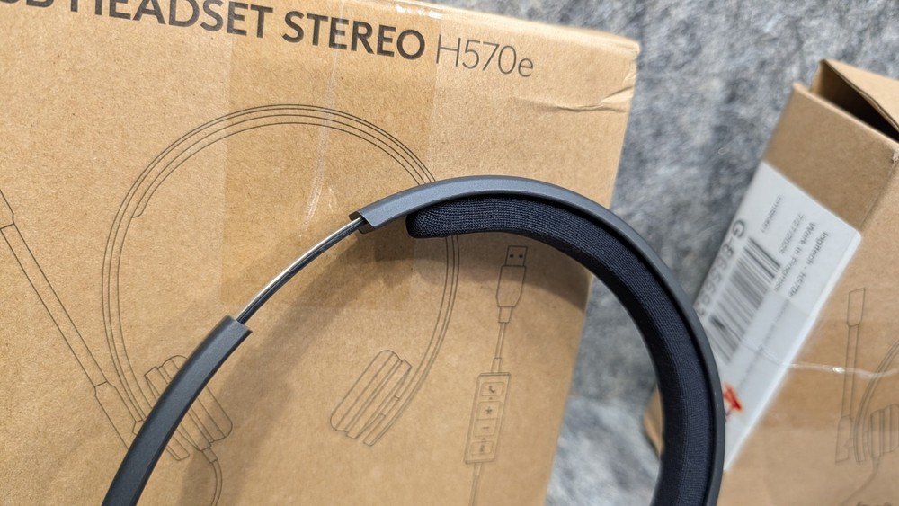 2 x Logitech H570e USB Stereo Headset - Black 🔥New/Open Box🔥