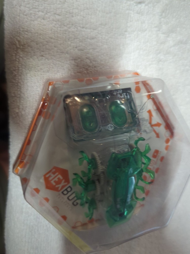 HEXBUG Battery Powered Robot Micro Robotic Hex Bug Green Beetle New