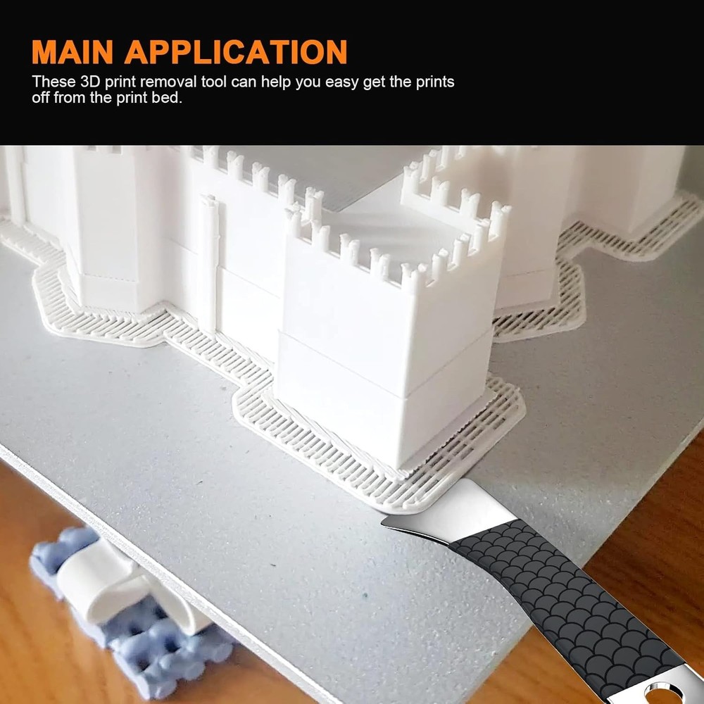 3D Printer Tool Removal Spatula Metal Scraper Model Stripping Accessories