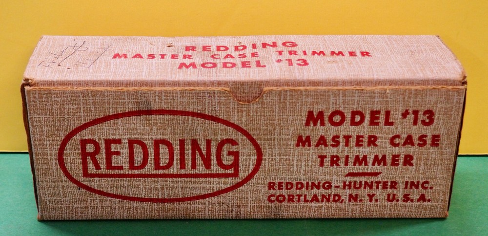 Redding Model #13 Master Case Trimmer-in box-used