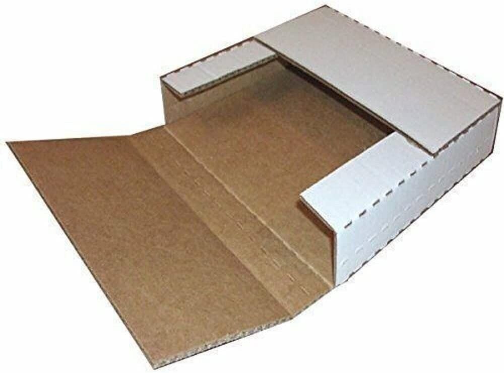 100 LP Premium Record Album Mailers Book Box Variable Depth Laser Disc Mailers