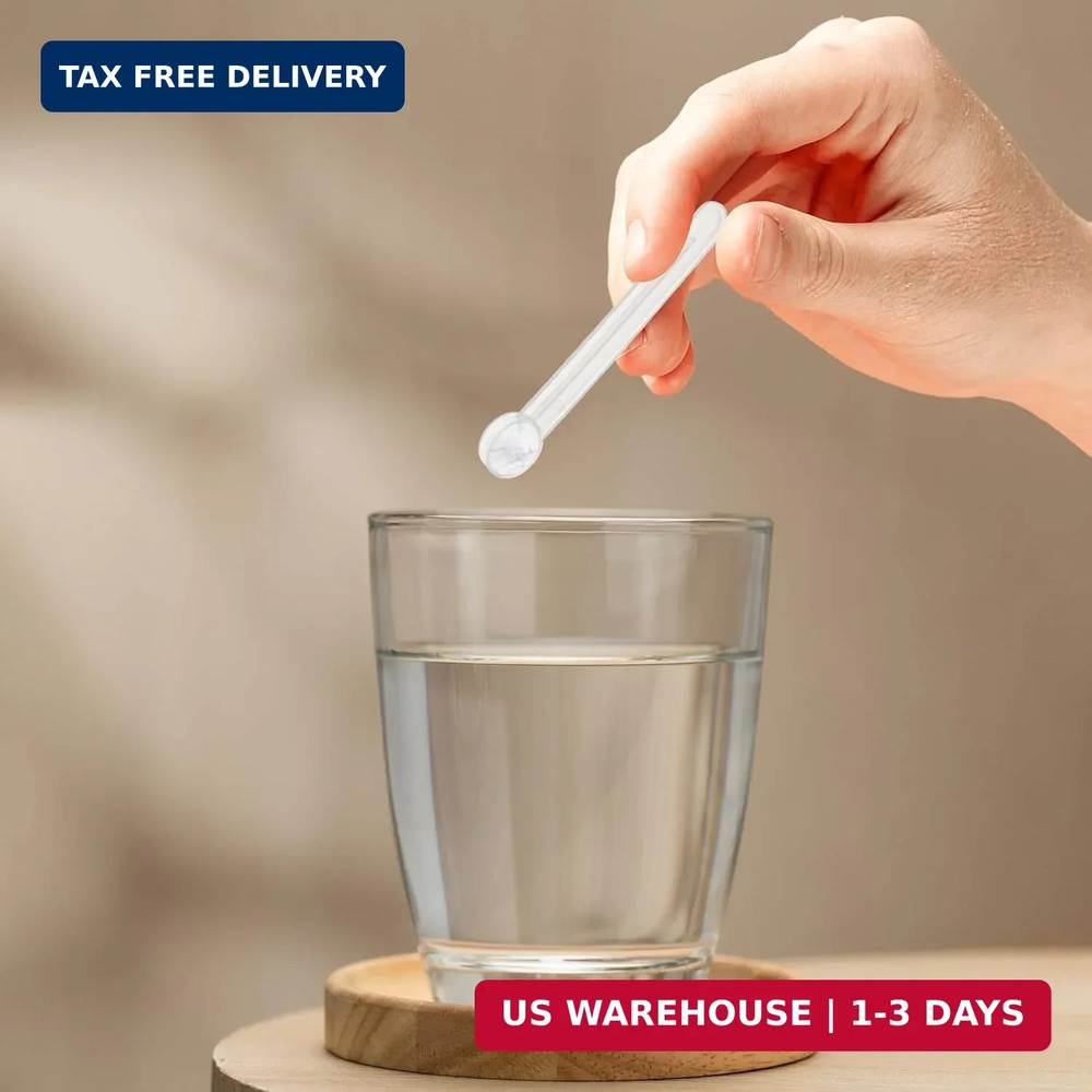 1/8 teaspoon measuring spoon (plastic) | HeroScoops (5, Clear)
