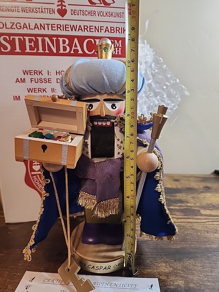 Steinbach Chubby Casper 12in Nutcracker Christmas Collectible