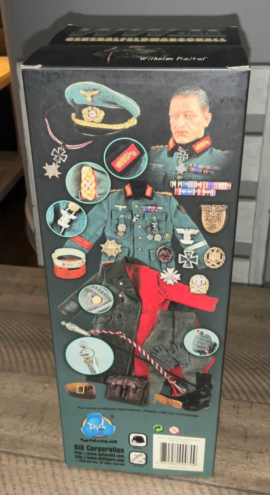 DID RARE FIGURE GENERALFELDMARSCHALL/GERMAN ARMY FIELD MARSHAL "WILHELM KEITEL"