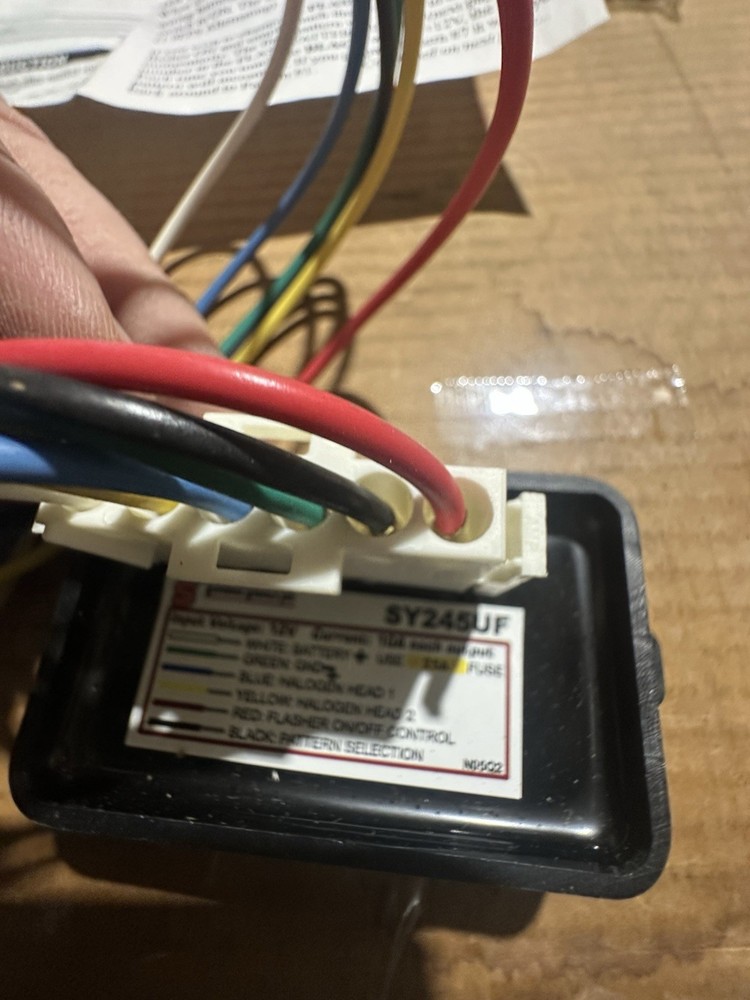 Sound off signal universal solid state flasher & 2 Amber multi pattern Light Kit