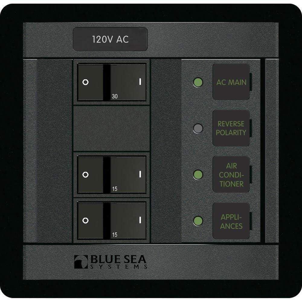 Blue Sea 2-Position Square Main AC 360 Panel #1214