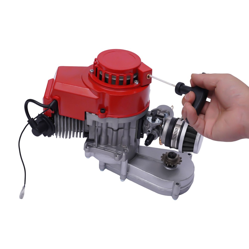 2-Stroke 49cc Racing Engine Motor Pull Start Engine For Pocket /Mini Dirt Bikes