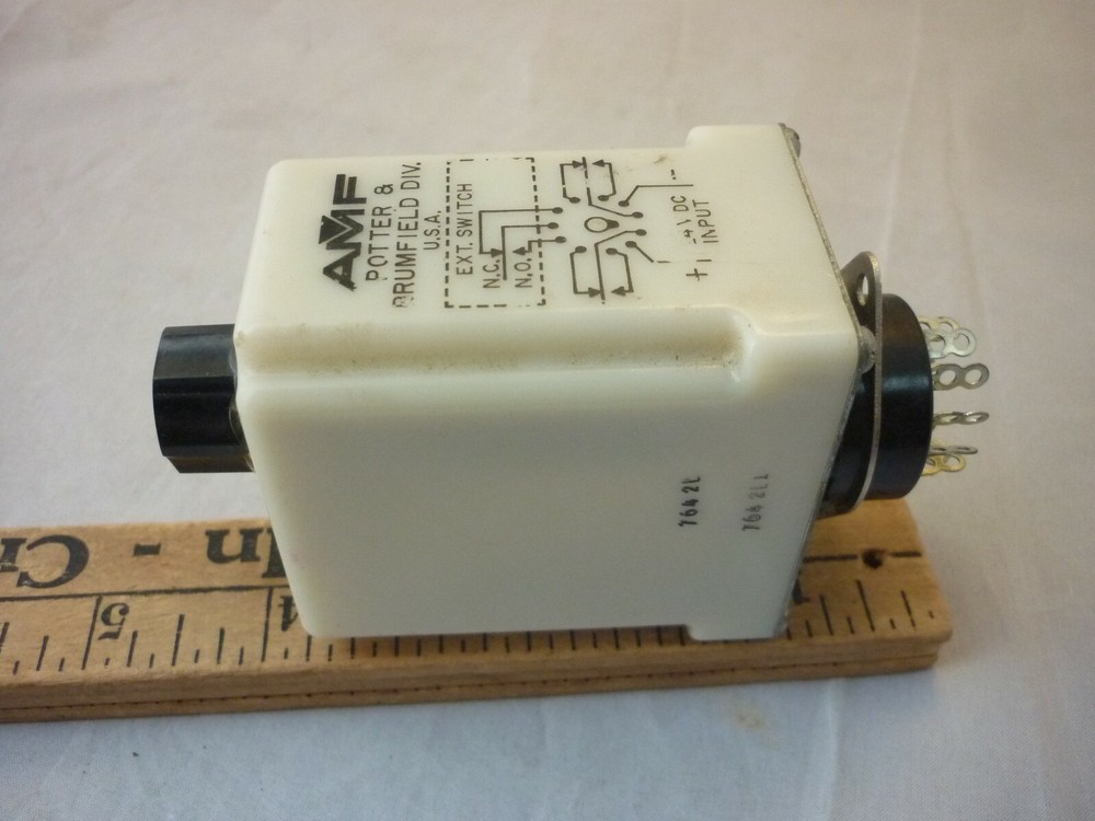 AMF POTTER & BRUMFIELD TIME DELAY RELAY ADJUSTABLE CHD-38-30013
