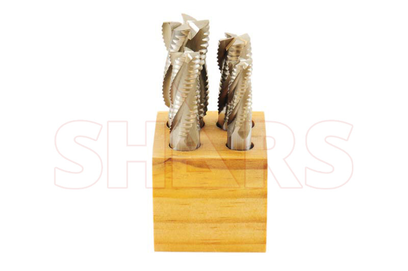 SHARS 1/4"-1/2" Cobalt M42 Roughing End Mill Set NEW P}