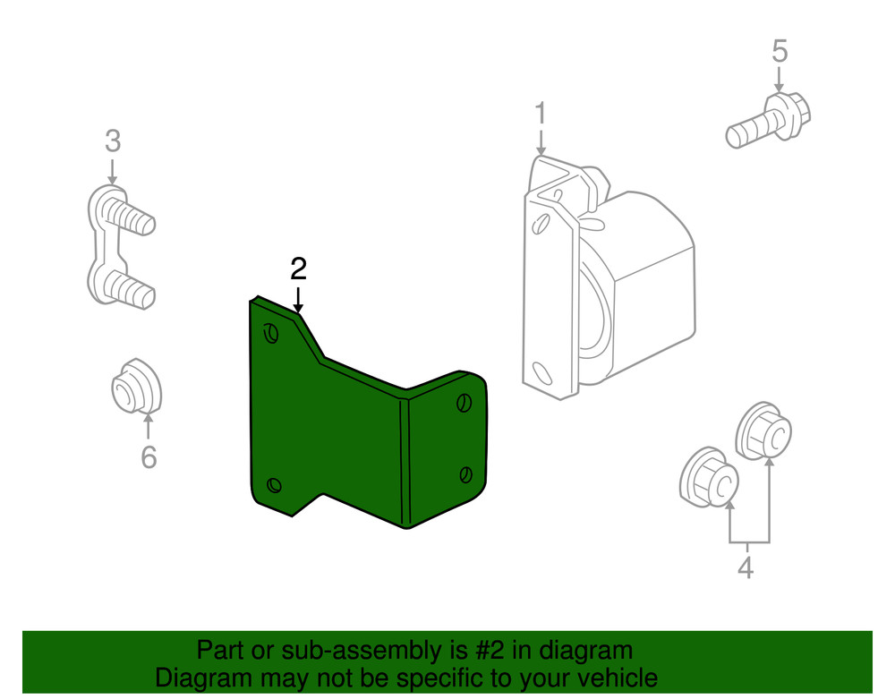 Genuine GM Bracket 15042844