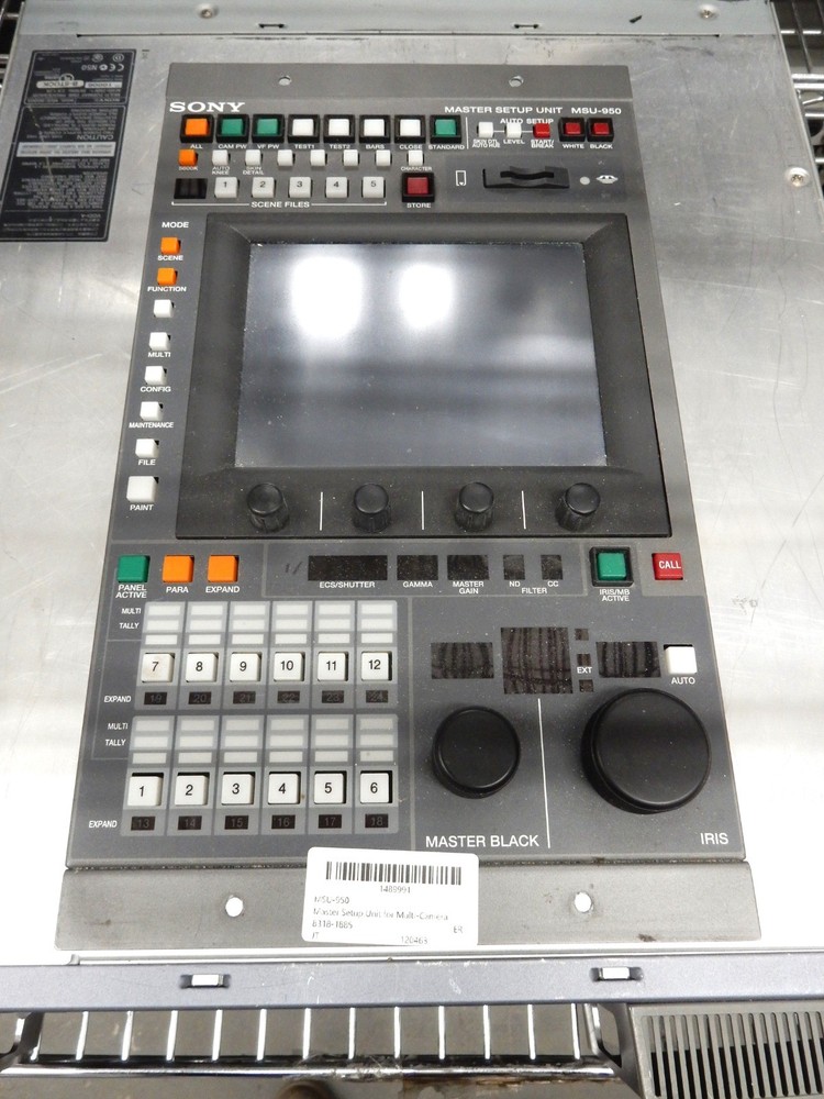 SONY MSU-950 Master Setup Unit for Multi-Camera Control - Unit Only