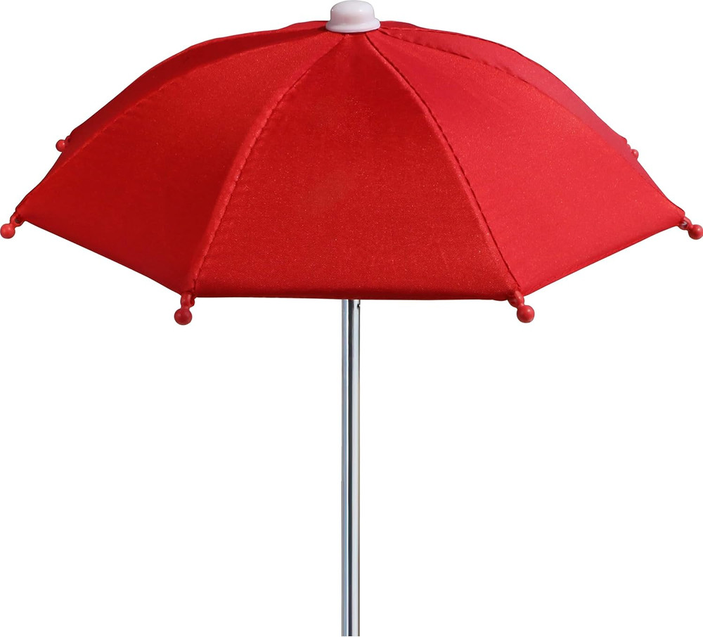 Replacement Mini Umbrella for COZYNUT Squirrel Feeder Picnic Table (Red)