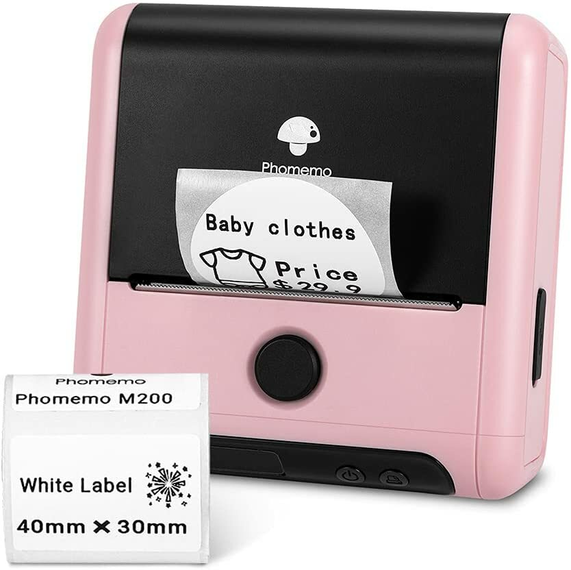 Phomemo M200 Bluetooth Label Printer-3 Inch 80mm Wireless Thermal Label Printer