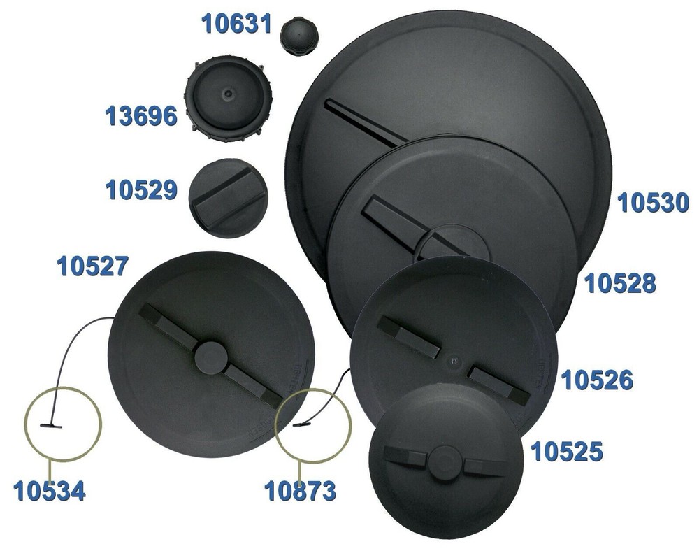 10528 Ace Roto-Mold 16″ Threaded Vented Lid & Ring