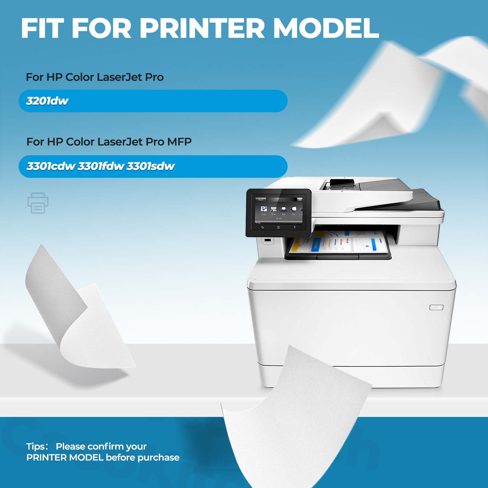 4PK Fit For HP 218X Toner W2180X for LaserJet Pro 3201dw MFP 3301fdw 3301sdw