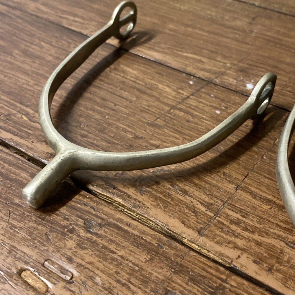 Never Rust England Nickle English Spur Set