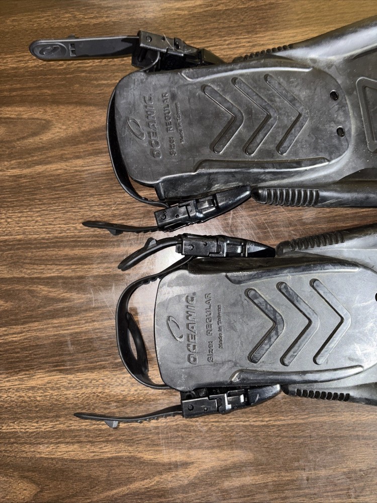 Oceanic Vortex V12 Split SCUBA Fins - Size Regular