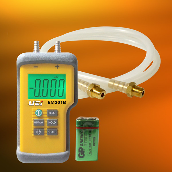 UEi EM201B Dual Input Differential Digital Manometer